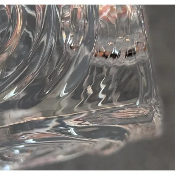 Pair of Riihimäki / Riihimäen "Rengas" Reversible Glass Candle Holders - Picture 6 of 7